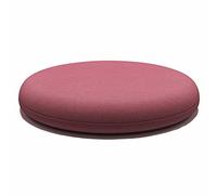 Kitchen Chair Cushions Set of 2 Thick Round Cushions 40cm Removable & Washable Covers Wine Red Ideal for Dining Chairs Soft Seat Cushions for Comfort