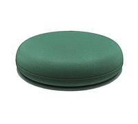 Kitchen Chair Cushions Set of 6 Removable Round Cushions 40cm Washable Dark Green Seat Covers Thick Cushions for Dining Chairs Comfortable and Stylish Home Decor