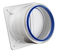 Kitchen Check Valve 150-180mm Non-Return Damper Flap for Extractor Fan Duct Pipe Backdraught Shutter(2)