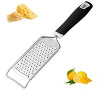 Kitchen Cheese Grater Lemon Zester Stainless Steel Hand Grater Easy to Grate Zest Lemon, Orange, Citrus, Cheese, Chocolate, Nuts, Gingers, Garlic