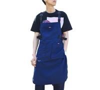 Kitchen Chef Apron Gardening Apron for Men Women with Pockets And Adjustable Straps Work Apron,One Size,Blue (Blue One Size)