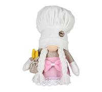 Kitchen Chef Gonk Plush Cooking Tiered Tray Decoration Gnome Chef Gnome Dolls Scandinavian Cooking Gnome for Farmhouse Home Table Shelf Display Decorations