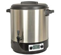 Kitchen chef - Stainless Steel Electric Jar Steriliser with LCD Display Tap and Timer 31L 2000W KCPST31LCDXIX