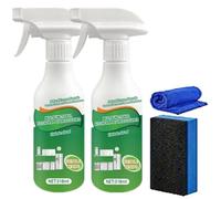 Kitchen Cleaner Spray, Multifunctional Kitchen Appliance Cleaner Spray, Natural Enzyme Stain And Grease Remover For Oven, Air Fryer, Microwave, Stove, Range Hood (2PC)