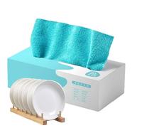 Kitchen Cleaning Cloths - Removable Cleaning Wipes | Microfibre Cleaning Cloths - for Home, Bathroom, Room, Car, Mirrors, Glass Detail