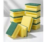 Kitchen Cleaning Sponge - Dual-Sided Dishwashing Sponges with Non-Woven Scrubber, Heavy Duty Cleaning for Pots, Pans & Surfaces, Rich Foam, 8 Pack