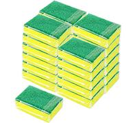 Kitchen Cleaning Sponges, Cleaning Sponges in Bulk, Non Scratch Sponges for Dishes PadOdor-Free Scouring Pad Suitable for Washing Kitchen,Dishes, Bathroom Dishwashing Sponge Along (50 PCS)