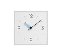 Kitchen Clock with Silent Operation and Battery Power, Modern Square Design for Home Use