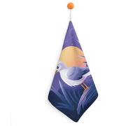 Kitchen Coastal Painter Hand Towels with Hanging Loops, Highly Absorbent & Quick Drying Towels for Kitchen Bathroom, Microfiber Cleaning Cloth, Dish Towel, Tea Towel Decorative, Dish Rag(12x12)