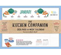 Kitchen Companion Page-A-Week Calendar 2024: It's Magnetic! Perfect for the Fridge, Wall or Desk