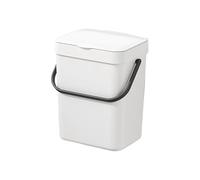 Kitchen Compost Bin - Hanging Wall Waste Container, Cabinet Door Trash Can,Double Opening Lid Organizer Design | Space Saving Disposal Solution for Counter Bathroom Bedroom Office RV Apartment