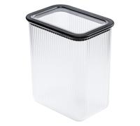 Kitchen Container Branq Food Storage 2.33L Transparent Black Seal Neroli 1194