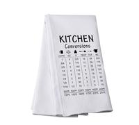Kitchen Conversion Chart Kitchen Towel Kitchen Measurement Chart Gift Temperature Food Guide Gift (KITCHEN Conversions -t)