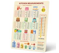 Kitchen Conversion Chart Magnet for Easier Cooking & Kitchen Baking - Kitchen Gadget Baking Gifts - Metric Conversion Chart for Cooking - Cute Kitchen Accessories - Kitchen Needs Baking Accessories