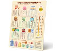 Kitchen Conversion Chart Magnet,Measurement Conversion Chart,Kitchen Gadget Baking Gifts,Metric Conversion Chart,Baking Accessories Cooking Gadgets for Kitchen,Kitchen Conve/rsion Ch/art Mag/net#C