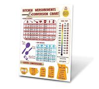 Kitchen Conversion Chart Magnet, Metric Conversion Chart for Cooking Conversion Chart Guide Including Liquid Volumes, Dry Weights, Liquid Conversions Kitchen Measurement Chart Sign Accessories