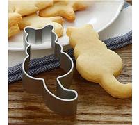Kitchen Cookie Cutter Cat Shaped Aluminium Mold Cake Cookies Pastry Baking Cutter Mould Cake Decorating Tools 1pc
