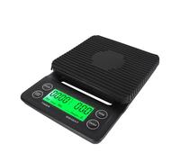Kitchen Cooking Scale Kitchen Scale with Timer, LCD Backlight Display, High Accuracy Food with Tare Function(Black)