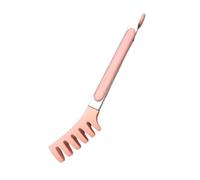 Kitchen Cooking Tong Stainless Steel Grill Clips Grab Clips Steak Clips Grill Tools Silicone Food Clips Tongs Utensils(Pink)