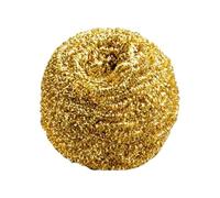 Kitchen Copper Wire Cleaning Ball, Reusable Design, 10x8cm, Wire Scouring Ball, Kitchen Cleaning Tool, Easy Grip, For Stove Top Stainless Steel Pan Buildup Oil Stain Barbecue Grill Baking Net