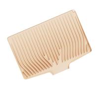 Kitchen Counter Drainage Board with Built in Slopes Waterproof Dish Drying Pad Heatproof Silicone Mats Heatproof Dish Drying Mats