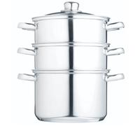 KITCHEN CRAFT 22CM STAINLESS STEEL 3 TIER STEAMER KCCVSTEAM22