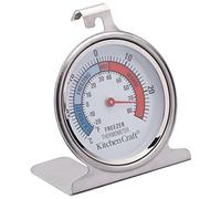KitchenCraft Stainless Steel Freezer / Fridge Thermometer with Temperature Guide