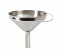 13cm Stainless Steel Funnel - Kitchen Craft Removable Filter - funnel kitchen craft removable filter 13cm stainless steel