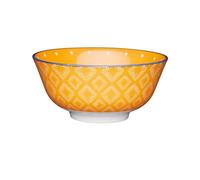 Kitchen Craft Glazed Stoneware Bowl Orange Spot