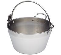 KitchenCraft Home Made Mini Maslin Pan - Silver - Stainless Steel - Saucepan