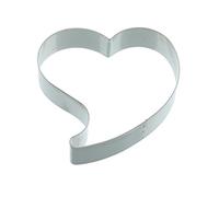 Kitchen Craft KC3540 Metal Cookie Cutter-Large 12cm Heart Design, Silver
