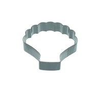 Kitchen Craft KC3559 Metal Cookie Cutter-Medium 9cm Shell Design, Silver