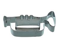 Kitchen Craft KC3569 Metal Cookie Cutter-Large 12cm Trumpet Design, Silver
