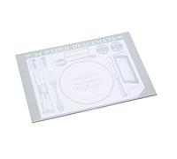 Kitchen Craft Labelled Dinner Party Paper Place Mats, Book of 24