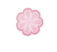 Kitchen Craft Lace Icing Mould Sweetly Does It Daisy Round 9cm of Silicone in Pink, 9 x 12 x 16 cm