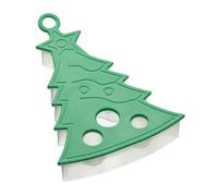 KitchenCraft Let's Make Christmas Tree Three Dimensional Cookie Cutter, Silicone