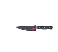 Kitchen Craft MasterClass Edgekeeper Self-Sharpening Paring Knife, 9 Centimetres, Sharpening With Any Use, Safety Robe, 24 x 2.3 x 3 Centimeters, Silver/Black, MCEKTRPAR