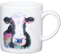 Kitchen Craft Watercolour Cow Porcelain Espresso Mug
