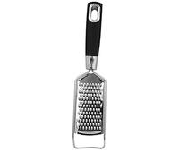 Kitchen Cuisine Stainless Steel Cheese Grater with Handle & Shredder Handheld Kitchen Grater Manual Grater Parmesan Cheese, Gingers, Garlic, Lemon Zester