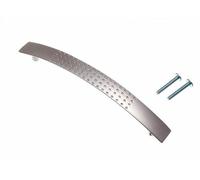KITCHEN CUPBOARD DOOR PULL DIMPLE D HANDLE MATT CHROME 128MM ( pack 2 )