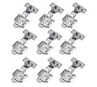 Kitchen Cupboard Hinges, 35mm Door Hinge Mechanism Hydraulic Concealed Folded for Wood Furniture Drawer Window Shelves,Big Bend(Middle Bend)