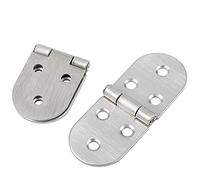 Kitchen Cupboard Hinges, 4PCS Thicken Cabinet Concealed Table Flap Hinge Stainless Steel Hidden Folding Screws Supporting Hardware