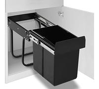 Kitchen Cupboard Pull-out Recycled Dustbin Waste Kitchen Bin Rubbish Bin Soft-Close 20 L