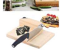 Kitchen Cutter, Cheese Slicer Guillotine Slicer, Multi-Purpose Cutter with Board & Knife Sharpener for Butter Sausages Carrots Cucumbers Vegetables Fruits Beef Rice Cakes, 15.8cm
