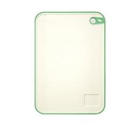Kitchen Cutting Board, Double-Sided Food-Grade, Wheat Straw PP, Easy to Clean, with Deep Juice Groove, for Cutting Meat, Mincing Meat, Vegetables, and Fruits(Green,11.4x16.5x0.2in)