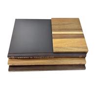 Kitchen Cutting Boards - 3 Piece Book Shaped Thickened Design, Durable Chopping, Easy Clean Food Prep Supplies for Cheese Meat Vegetables Home Cooking Family Friends Indoor Use