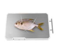 Kitchen Cutting Boards - Double-Sided Non-Slip Food Material - Meat Board with Ergonomic Handle - for Home Restaurant Camping and Preparation of Fruit Vegetables Meats and Meals