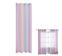 Kitchen Darkening Curtains - Fashionable Gradient Window Drapes UV Protection,Room Darkening Curtains for Bedroom, Kitchen, Apartment, Dormitory, Hotel