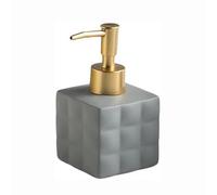 Kitchen Decor,Hand Lotion Pump Bottle Ceramic Container Liquid Soap Jar Shower Dispenser Bathroom Modern Simple Home Decor(Gray)