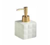 Kitchen Decor,Hand Lotion Pump Bottle Ceramic Container Liquid Soap Jar Shower Dispenser Bathroom Modern Simple Home Decor(Wei)